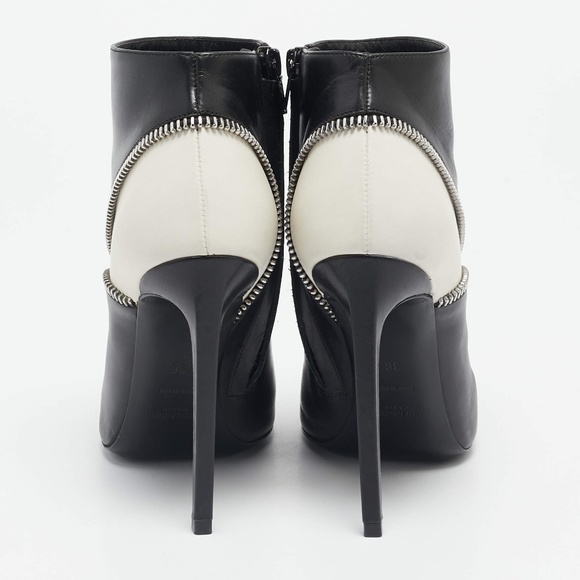 🆕🏷️ Saint Laurent/Hedi Slimane Black&White Boot Size40  Made in Italy  🇮🇹 - Picture 10 of 14